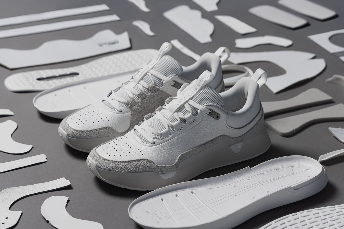 women's leather trainer