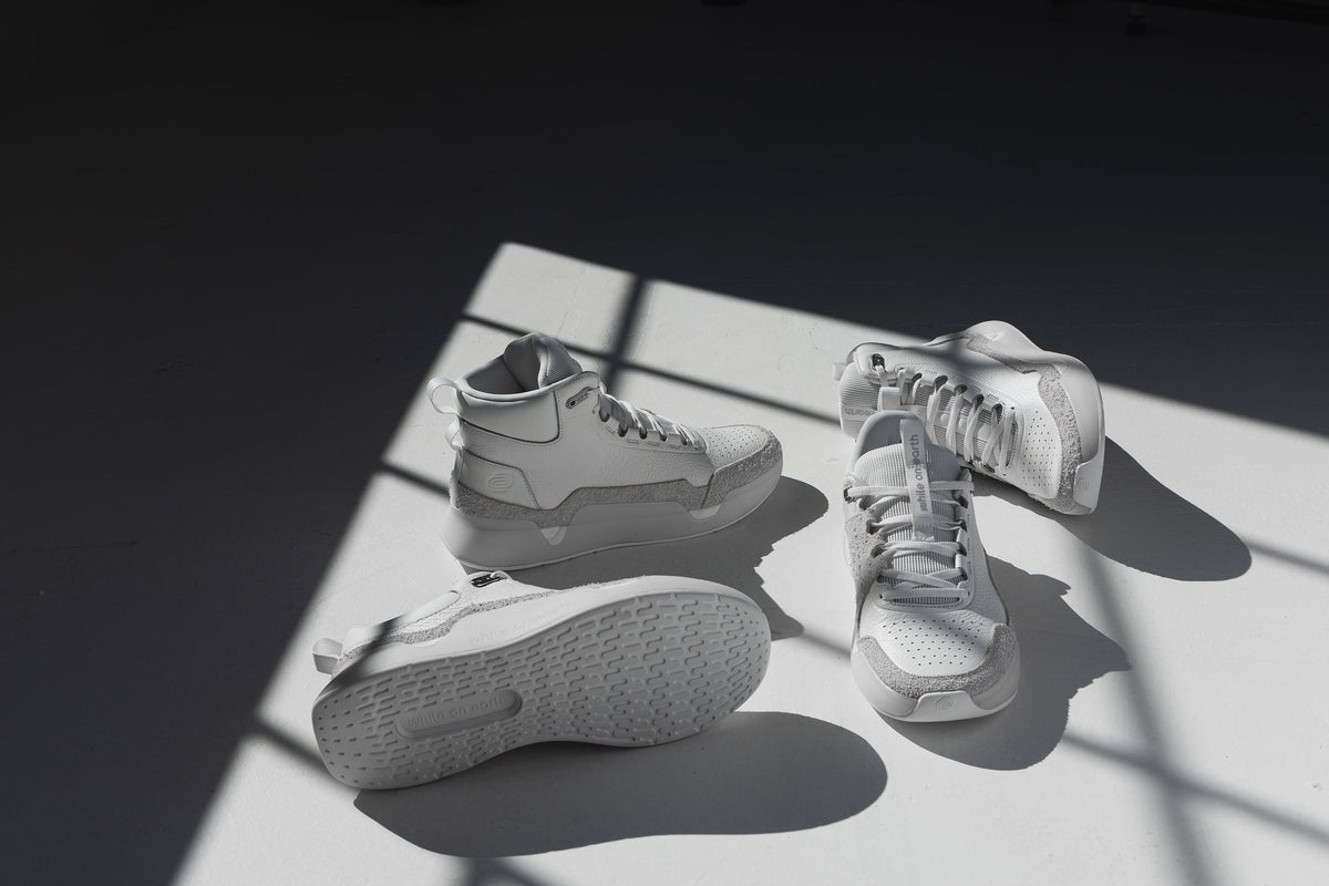 women's leather trainer