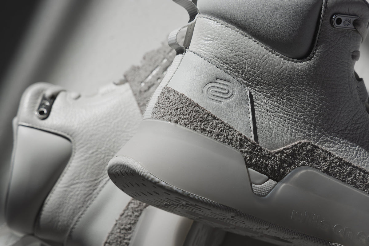 women's high-top leather trainer