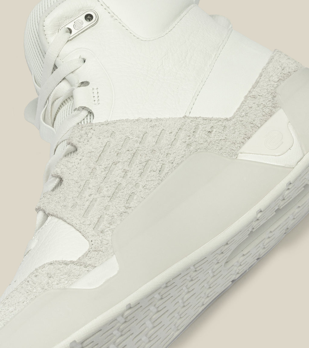 men's high-top leather trainer