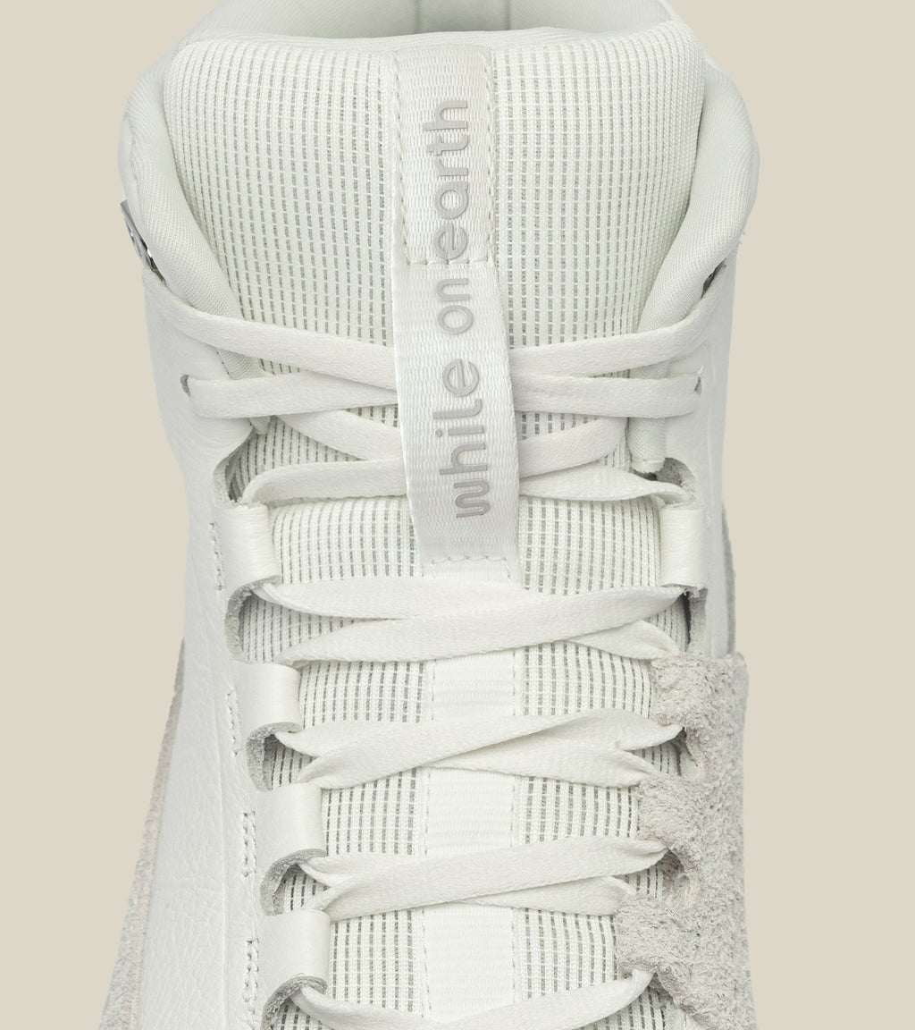 men's high-top leather trainer