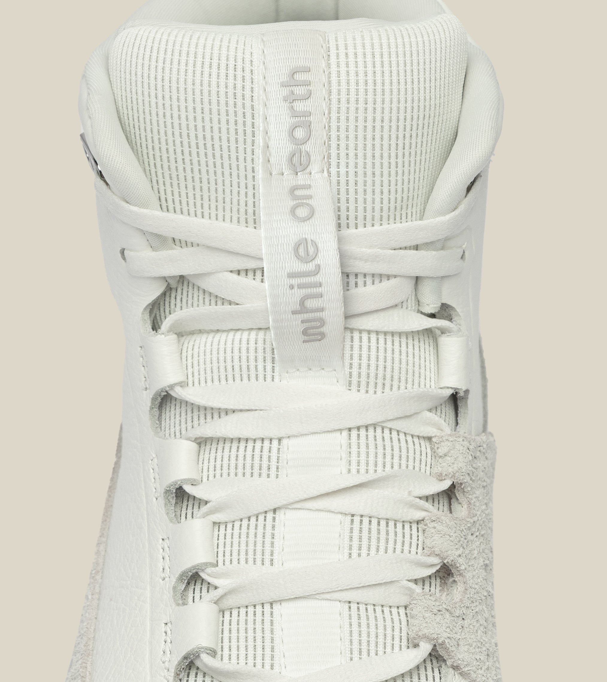 women's high-top leather trainer